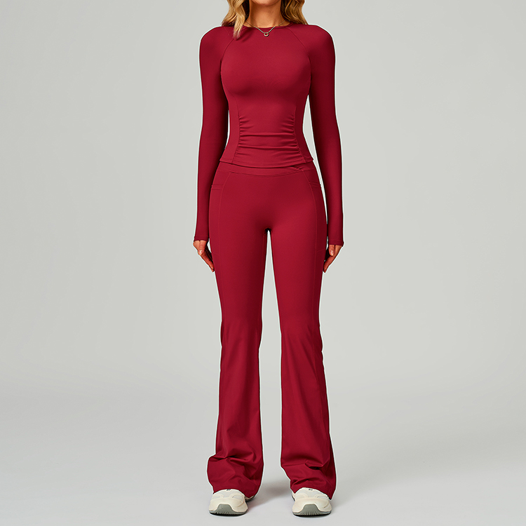 Seamed Yoga Flare Pants